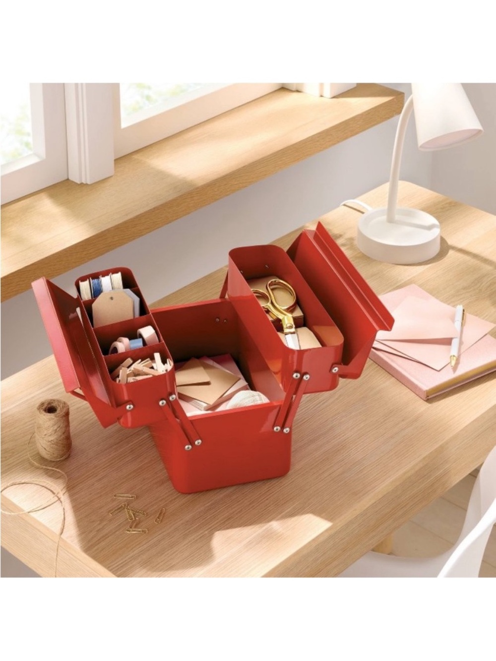 Brightroom Metal Holiday Accessories Organizer. 9.6” H x 10” W x 6.4” D